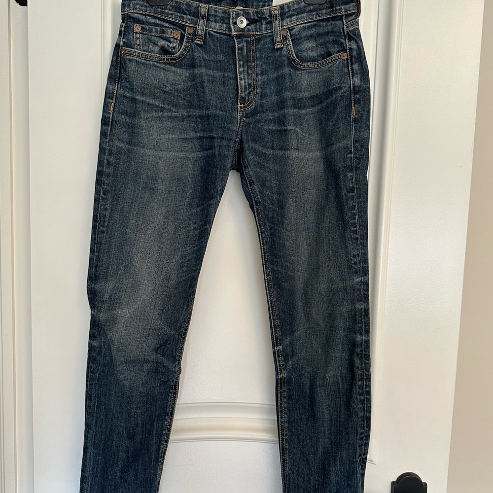 rag & bone Dark Wash Slim Jeans